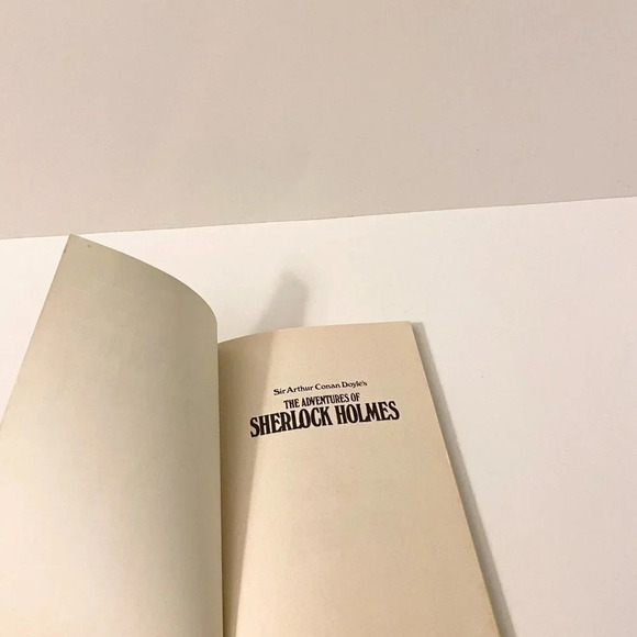 Vintage 1981 Sir Arthur Conan  Doyles The Adventures of Sherlock Holmes Book 3 - Picture 4 of 14